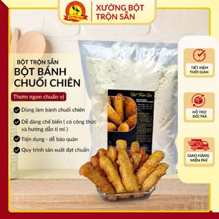 Bột Bánh Chuối Chiên Gói 1kg - Bột Chuối Chiên Trộn Sẵn Dễ Dàng Chế Biến- Đỗ Phát Foods
