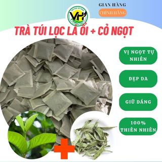  30 gói túi lọc trà lá ổi cỏ ngọt giảm cân giảm cholesterol trợ tiêu hóa ngừa rụng tóc cảm lạnh & ho cải thiện sức k 
