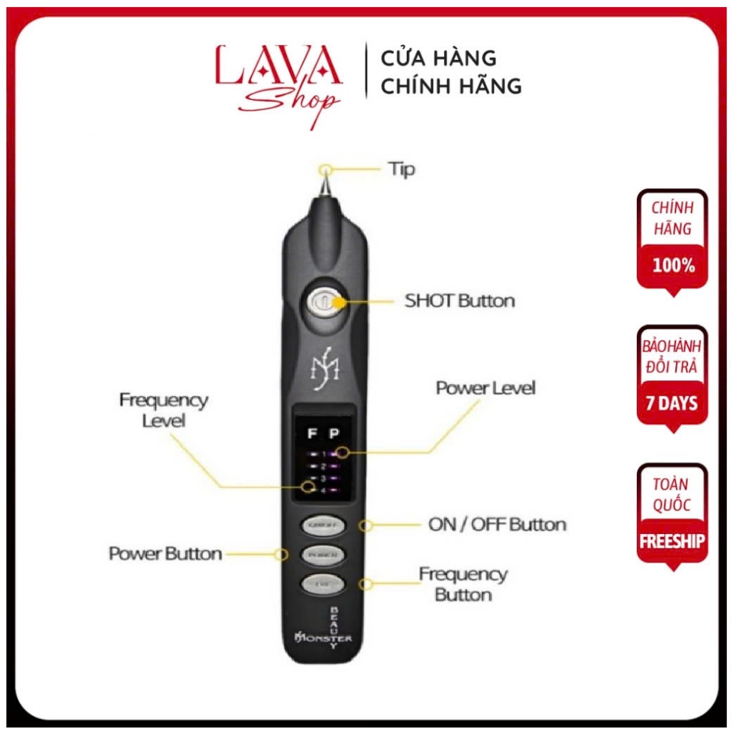 Máy Plasma Beauty Black Monster xuất xứ Hàn Quốc