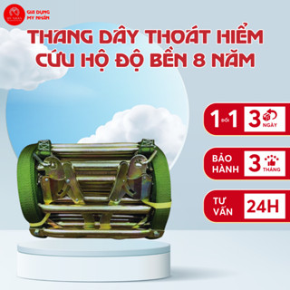   THANG VIỆT NAM ĐÃ KIỂM ĐỊNH  5M 10M 15M 20M 25M THANG DÂY THOÁT HIỂM CỨU HỘ Độ Bền 8 Năm My Nhân 