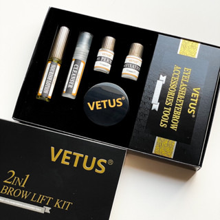 Bộ Uốn Mi và Định Hình Chân Mày VETUS 2 in 1 Lash & Brow Lift Kit