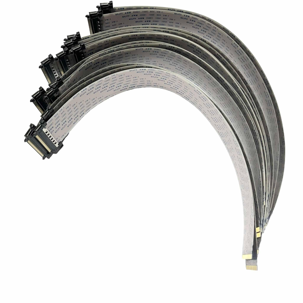 Cáp 51 chân thay cáp tín hiệu màn hình LCD / LED của Tivi TV 4K Samsung - loại 1 đầu có kẹp