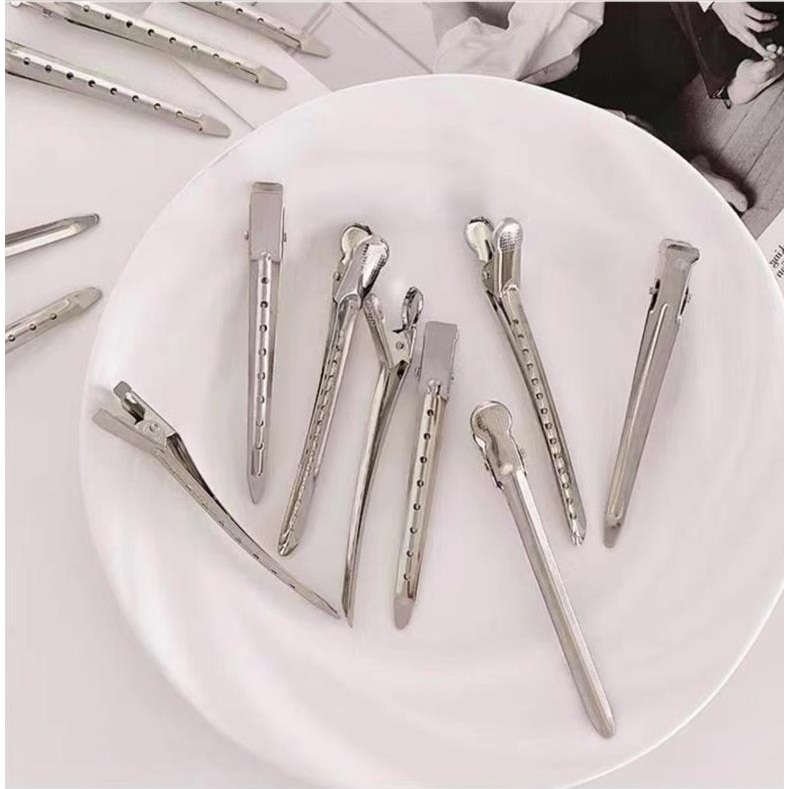 Combo 5 Kẹp vịt inox cao cấp Kẹp Vịt Cố Định Tóc Mái