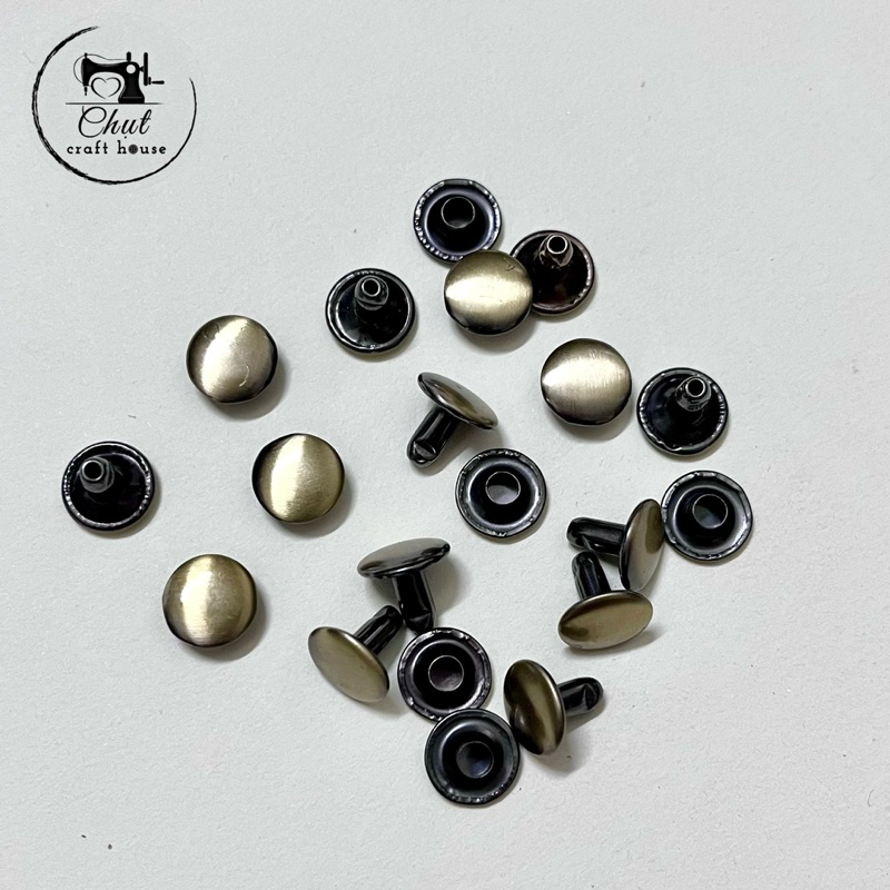 (SET 20 CHIẾC) Đinh tán 8mm chuyên dụng cho cặp, túi, balo handmade, đồ thủ công