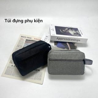 Túi đựng đồ cá nhân nhỏ gọn tiện dụng cho nam nữ, đựng điện thoại ví tiền mỹ phẩm đa năng