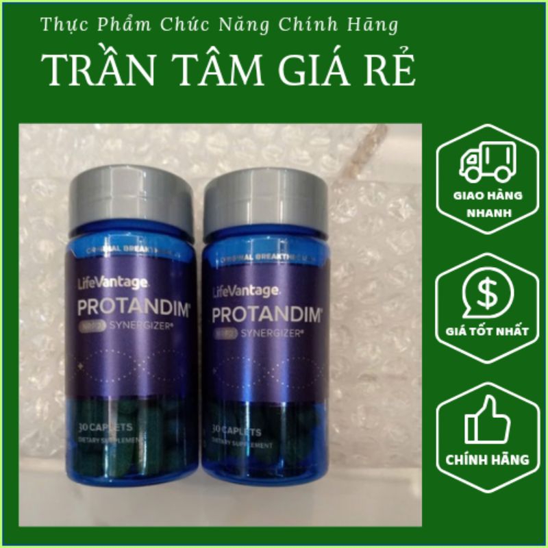Viên uống thảo dược Protandim Nrf2 Lifevantage  Tem tiếng Anh.