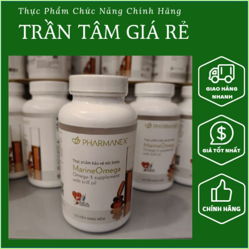 [ nhập khẩu hạn 2026 ] Viên uống dầu cá Omega 3 Nuskin Marine Sản phẩm có tem tiếng việt.