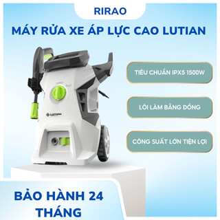  Máy Rửa Xe Áp Lực Cao Mini Lutian 1500W Chuyên Nghiệp Phục Vụ Gia Đình Và Công Nghiệp Gara Ô Tô 