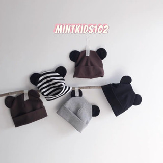 Mũ cho bé, mũ tai gấu, mũ Mickey, mũ cotton cho bé từ 4 đến 18 tháng