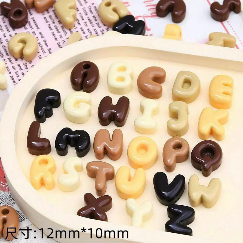 (Đọc phần mô tả) Charm Chữ Cái Trang Trí Mũ Bảo Hiểm, Ốp Lưng Kèm Keo Dán CUTE CAT