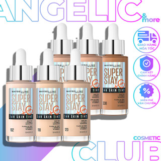 Kem Nền Maybelline, Kem Nền Maybelline Super Stay + Vitamin C Bền Màu 24h Skin Tint 30ml.