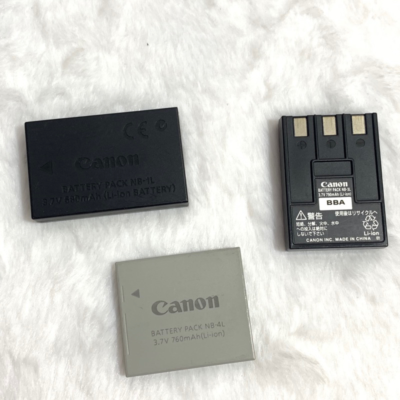 Pin Canon NB-1L / NB-3L / NB-4L | Pin Zin Chính Hãng Theo Máy Dùng Cho Máy Ảnh Canon