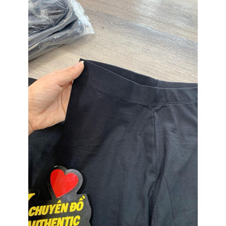 Quần legging đùi nữ HM auth