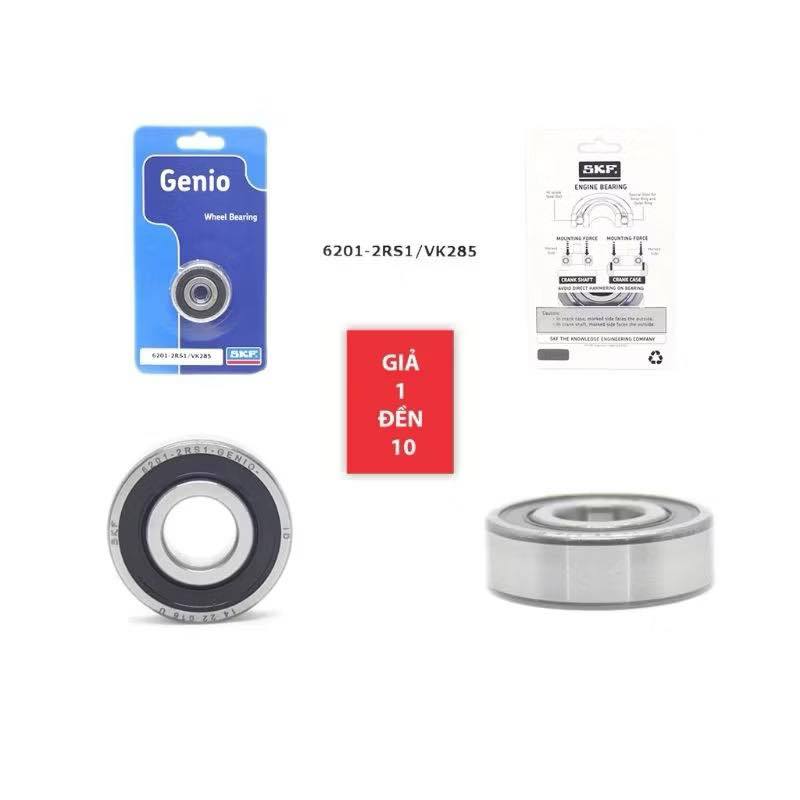 [CHÍNH HÃNG] Bạc đạn vòng bi SKF Genio 6201 2RS1/VK285 chính hãng bánh trước sau cùi dĩa SKF