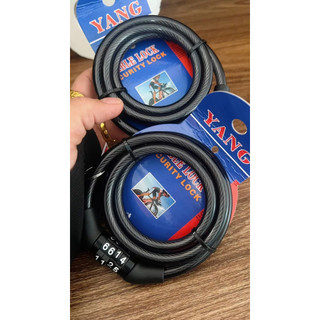 Khoá dây xe máy xe đạp 4 số