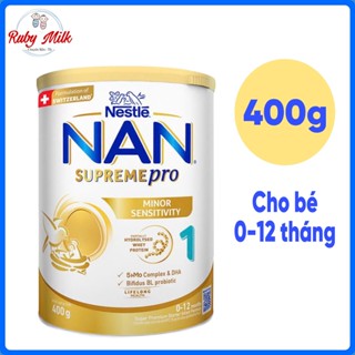 [Date 9.2026] Sữa Bột NAN SUPREME PRO số 1 Lon 400g - Cho bé 0 - 12 Tháng