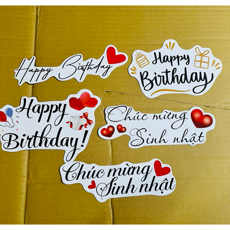 Sét 10 cái banner chúc mừng sinh nhât