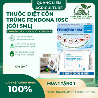  Thuốc diệt côn trùng trong nhà Fendona 10SC HỢP TRÍ ruồi muỗi kiến gián  GÓI 5ML  