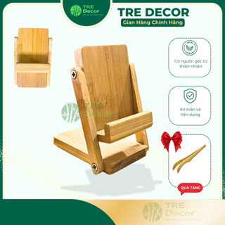 Giá Đỡ Điện Thoại Bằng Gỗ, Kệ Để Điện Thoại Để Bàn Dễ Dàng Điều Chỉnh Góc Nhìn, Gấp Gọn Tiện Lợi