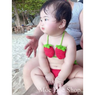 Bikini len cho bé gái – set chụp ảnh, đi biển, làm quà tặng bé yêu