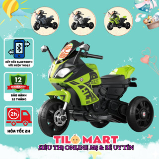  Xe máy điện trẻ em xe moto điện cho bé TILO KIDS TLK-6177 phiên bản Tôi yêu Việt Nam có kết nối bluetooth siêu ngầu 