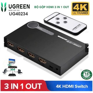 Bộ gộp hdmi 3 vào 1 ra ugreen 40234 mm133
