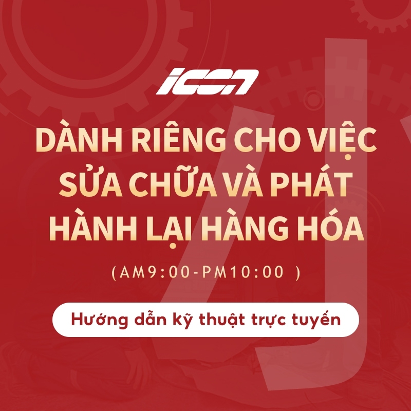 ICON 2222 đại tu/bổ sung hết hàng, dịch vụ hậu mãi