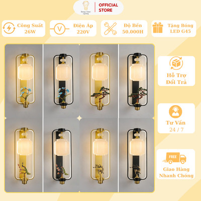 (18 MẪU) Đèn Tường Energy Green Lighting Cổ Điển DT-1631 - Trang Trí Phòng Ngủ / Phòng Khách - Kèm Bóng LED G45