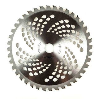 Lưỡi cắt cỏ 255mm phụ kiện lưỡi cưa tròn hợp kim lõi cốt 24,5mm dùng cho các loại máy cắt cỏ thông dụng