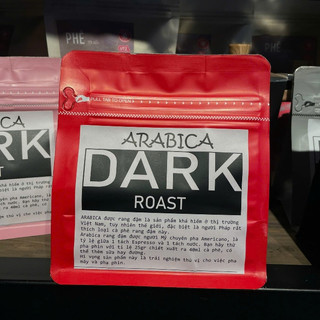   100gr  Cà phê Arabica Dark Roast -Arabica rang đậm- cà phê Quốc Lộc 
