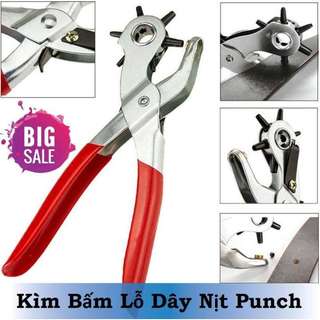 Kìm Bấm Lỗ Dây Nịt Cao cấp