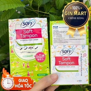 Băng vệ sinh Tampon Nhật Bản siêu thấm Sofy Soft 9 miếng/hộp