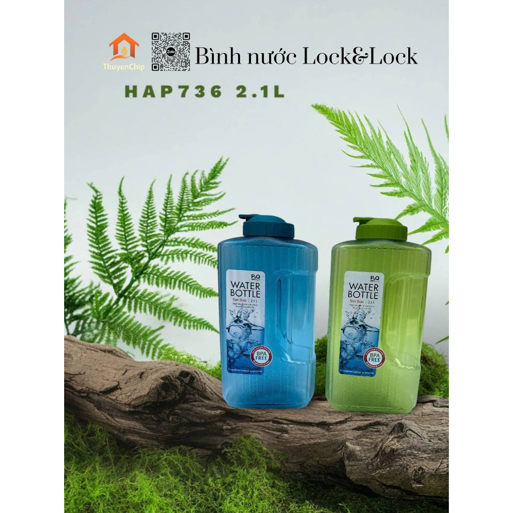 Bình Nước PET Lock&Lock HAP736 2.1L || 2.6L