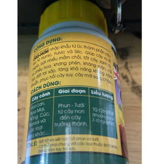 ORG-HUM Ra rễ Bật Mầm 100ml Phân bón lá