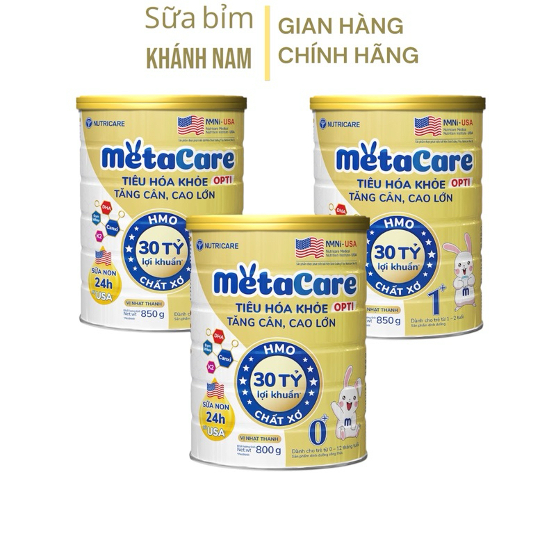 Sữa bột METACARE OPTI 850G [date 2027]