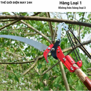 Kéo cắt cành trên cao, Đầu kéo tỉa cành cây, hái quả kết hợp cưa cành