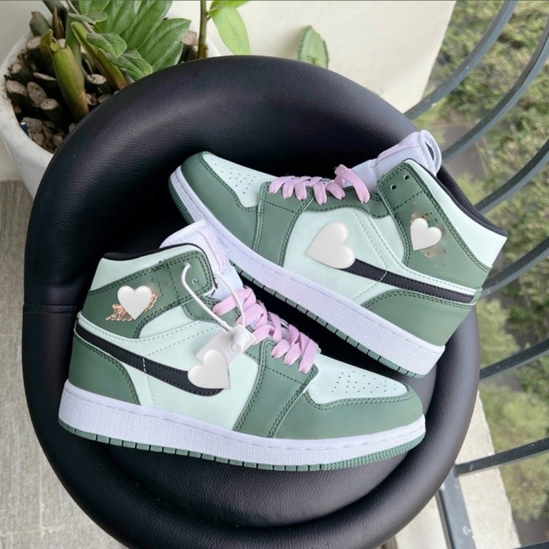 [Ảnh Thật+Fullbox+Bill] Giày Thể Thao J_d Green High