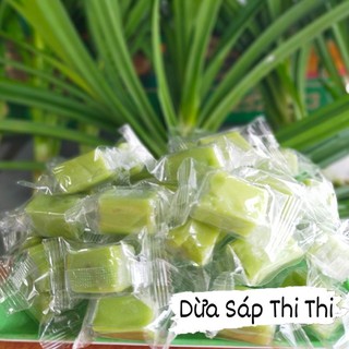 250gr Kẹo dừa Sáp Vị Lá Dứa