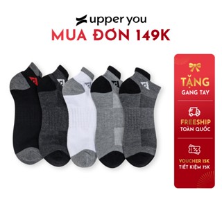 [Combo5] Tất vớ nam nữ phổ thông cổ ngắn T&T  logo chun trơn, vớ giá rẻ dày dặn, thấm hút, êm chân nhiều màu - 257