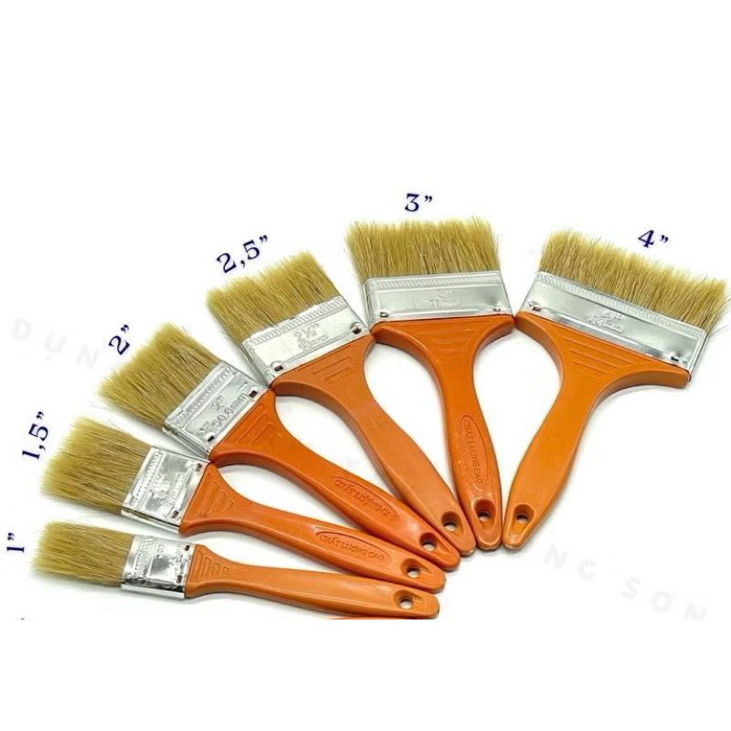 Cọ lông heo quét sơn đủ size