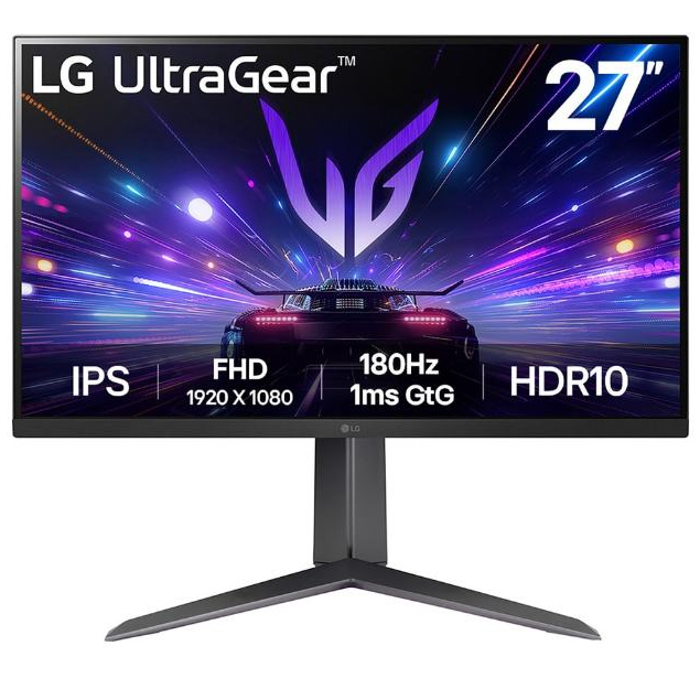 Màn hình LG UltraGear Gaming 27GS65F-B.ATV (27" / IPS / FHD / 180Hz / 1ms) - Hàng Chính Hãng