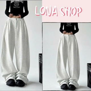 Quần Ống Rộng Nỉ 2 Da Cạp Chun Khóa Có Tui - Quần Thu Đông Ống Suông Nữ Hottrend