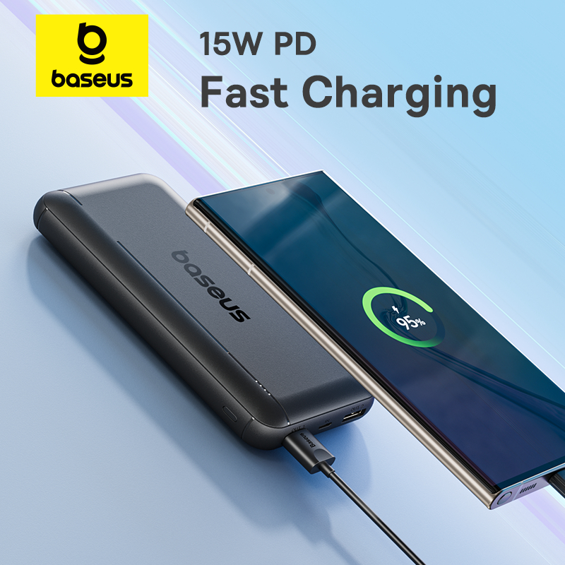 [HCM Hoả tốc] Pin sạc dự phòng Baseus Lipow 20000mAh Sạc nhanh 15W tích hợp cáp 3A tương thích Xiaomi HUAWEI | BigBuy360 - bigbuy360.vn