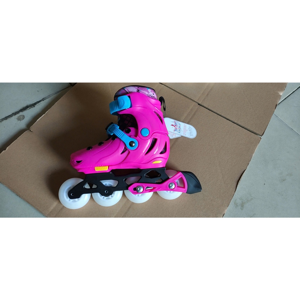[ HÀNG ĐÃ SỬ DỤNG] Giày Patin Trẻ Em COUGAR - Flying Eagle L8+W198  8 bánh đèn phát sáng