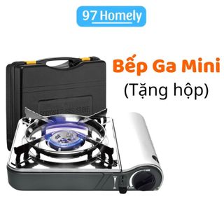 Bếp Ga Mini (Có Hộp) CÔNG SUẤT CAO Siêu Bền Bếp Ga Mini Dã Ngoại Du Lịch Picnic Bếp Ga Mini Tiện Lợi 97Homely