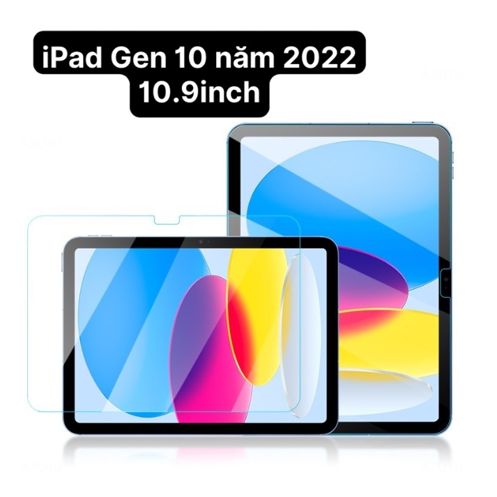 Kính Cường Lực Cho iPad 10 (2022) 10.9 " iPad 10th Gen iPad 10 chống xước chống vỡ