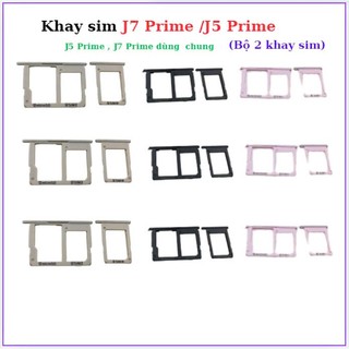 Khay sim samsung  j7 prime ,j5 prime,bộ 2 khay sim