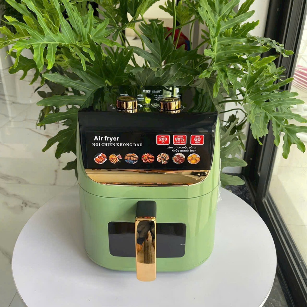 Nồi chiên không dầu CAMEL dung tícH 12 Lít, 13 Lít, 15 Lít mặt kính  [BH12Tháng]