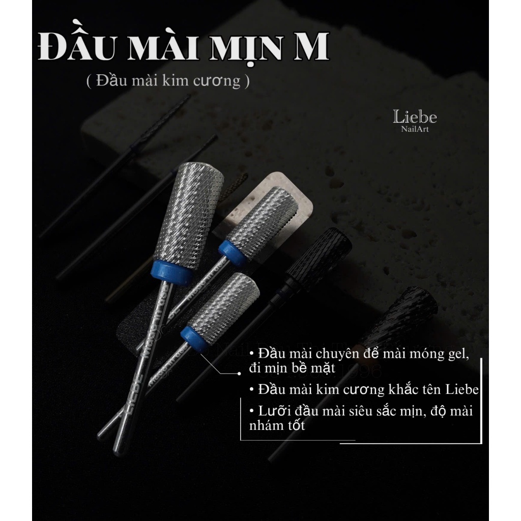 Đầu Mài Nail (Phá - Mịn - Khóe - Gầm - Da)