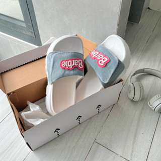 Dép Barbie New Jean nữ quai dán đế cao dễ thương_hỗ trợ đổi trả size ANYA STORE